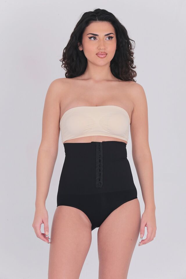 İnceltici Agraflı Yüksek Bel Slip Korse Kadın İç Giyim Korse