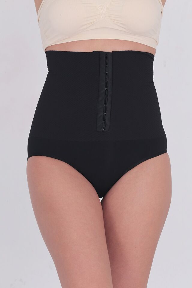 İnceltici Agraflı Yüksek Bel Slip Korse Kadın İç Giyim Korse